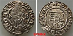 Ancient Coins - 463GG5) Hungary, Ferdinand I (1529-1564), AR Denar, 16 MM, 0.56 GRMS VF cond.  30