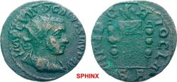 Ancient Coins - 436FFAK19) PISIDIA Antioch Volusian AD 251-253. Bronze (AE; 23-24mm; 7.17g; 7h) IMP C VIMP GALVSSIANO AV Radiate, draped and cuirassed bust of Volusian to right. Rev. ANTIO-C-H-I O