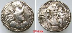 Ancient Coins - 459EG5Y) SASANIAN KINGS. Šābuhr (Shahpur) I. AD 240–272. AR Drachm (23 mm, 3.51 g). Mint I ("Ctesiphon"). Phase 1b, circa AD 244–252/3. Obv: Bust right, wearing diadem and mural