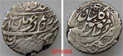 Ancient Coins - 317EH22) Post-Mongols. Zands. Muhammad Karim Khan. AH 1164-1193 / AD 1751-1779. AR ABBASI (19.5 mm, 4.44 grms). Type C. KASHAN mint. Dated AH 1181, Album 2800; Good VF, nice strike