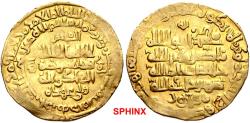 Ancient Coins - 685RCC18) Pre-Seljuq. Ghaznavids. Shihab al-Dawla Abu Sa'id Mas'ud I. AH 421-432 / AD 1031–1041. AV Dinar (22.5mm, 3.48 g, 10h). Herat mint. Dated AH 423 (AD 1031/2). Album 1619; I