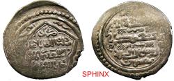 Ancient Coins - 58EE22) Ilkhanid Mongols, Abu Said, 716-736 AH / 1316-1335 AD, AR 2-dirham (3.53 Gr, 22.5 Mm) Type D, struck at SHIRAZ in 722 AH, Album # 2204, VF cond. Toned.