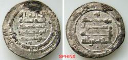 World Coins - 563RL6Z) THE ABBASID CALIPHATE, THIRD PERIOD, AL-MUQTADIR, 295-320 AH / 908-932 AD, AR DIRHAM, 24 MM, 3.76 GRMS, STRUCK AT THE MINT OF MADINAT AL-SALAM IN THE YEAR 317 AH, VF