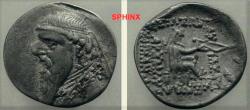 Ancient Coins - 900ML8) PARTHIA, MITHRADATES II, 123-88 BC, AR DRACHM, 3.89 GRMS, SELLWOOD TYPE 27.1 MINT OF RHAGAE. VF CONDITION.