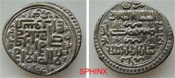 Ancient Coins - 117EM22) Ilkhanid Mongols, Abu Said, 716-736 AH / 1316-1335 AD, AR 2-dirham (2.89 Gr, 20 Mm) Type H bilingual, struck at TABRIZ,  Khani 33, Album # 2218.1, in XF, superb example.