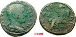 Ancient Coins - 40AK8FM) BITHYNIA Nicaea Maximus AD 235/6-238.Bronze (AE; 22-23mm; 7.18g; 12h) Γ IOV OVH MA- ΞIMOC K Bare-head and cuirassed bust of Maximus to right. Rev. NIKAIE-ΩN Seated female