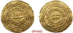 Ancient Coins - 420ECC22) RARE FATIMID: al-Hafiz abul Maymun Abd al Majid, 526-544 AH / 1131-1149 AD, gold dinar (4.25 grms, 20.5 mm), struck at Misr (Egypt), in AH 528, with al-imam / 'abd al-maj