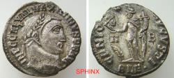 Ancient Coins - 626RG5W) Roman Imperial. Maximinus II Daza. AE Follis (4.71 g, 20 mm). Struck 311–313 AD, Alexandria mint. Obv: IMP C GAL VAL MAXIMINVS P F AVG — Laureate bust of Maximinus II righ