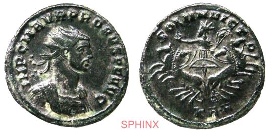 514EL22P) Roman Imperial, Probus, Antoninianus, (3.55 Grms, 23 mm
