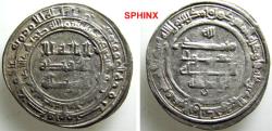 Ancient Coins - 430RB9) ABBASSID, AL-RADI BELLAH, 322-329 AH/934-940 AD, AR Dirhem, 27 mm, 3.81 grms, struck at Madinat Al Salam in 322 AH . This is Album subtype A-255.1 (S) RATED SCARCE, without