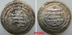 World Coins - 151EM5) Banijurid (Abu Da'Udid), Ahmad Ibn Muhammad, c. 286-297 AH/ 899-910 AD, AR dirham, 3.29 grms, 28 mm, struck at Andaraba in 294 AH, citing Ahmad, Al-Muktafi Billah VF