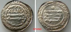 Ancient Coins - 585RL6Z) 'ABBASID CALIPHATE, Second Period, AL MU'TASIM BILLAH, 218-227 AH / 833-842 AD, (Abu Ishaq Muhammad b. Al-Rashid), AR dirham 3.03 grms, 26 mm, struck at ISBAHAN in VF