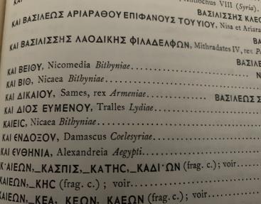 300DICGR) DICTIONARY OF GREEK COIN INSCRIPTIONS : IDENTIFICATION OF ...