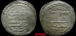 World Coins - 429RE8) ABBASSID, AL-MUQTADIR, 295-320 AH / 908-932 AD, AR DIRHAM STRUCK AT AL-MAWSIL IN 2xxAH, WITH HEIR ABUL-ABBAS; ALBUM TYPE 246.2, LAVOIX  # -----,  aVF. **** VERY SCARCE MINT