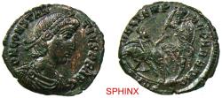 Ancient Coins - 969RR2Z) Constantius II, AD 337-361, AE3 (2.32 gr, 18 mm), Obverse: DN CONSTAN-TIVS PF AVG, Pearl diademned, draped and cuirassed bust right. Reverse: FEL TEMP REPARATIO, Soldier,