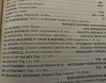 300DICGR) DICTIONARY OF GREEK COIN INSCRIPTIONS : IDENTIFICATION OF ...