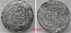 World Coins - 355HH22P) ‘Abbasid Governors of Tabaristan. Sa‘īd ibn Da‘laj. PYE 125-127 / AH 160162 / AD 776-778. AR Hemidrachm (24-25 mm, 1.89 grms). Dated PYE 125 (AH 160 / AD 776/7). Crowned