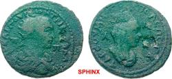 Ancient Coins - 450FFAK19) Very rare.**** CILICIA Tarsus Trebonianus Gallus AD 251-253. Bronze (AE; 31-34mm; 17.71g; 6h) [AV] KAI Γ OVIBION TPIB [Ω] ΓA ΛΛOH / Π – Π bust of Gordian 
