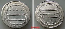 World Coins - 359RR6Z) THE ABBASID CALIPHATE, FIRST PERIOD : AL-RASHID, HARUN, 170-193 AH / 786-809 AD, AR DIRHAM, 2.91 GRMS, 23 MM, STRUCK AT THE MINT OF MADINAT AL SALAM IN THE YEAR 188 AH XF