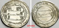 Ancient Coins - 119HH6Z) THE ABBASID CALIPHATE, FIRST PERIOD : AL-MANSOUR, 136-158 AH / 754-775 AD, AR DIRHAM (26.5 MM, 2.7 GRMS) STRUCK AT THE MINT OF ARMENIA IN THE YEAR 151 AH, EF