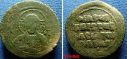 Ancient Coins - 41BM99) Constantine VIII 1025-1028 AD., Class A3 Anonymous AE Follis 33 mm 11.12 grms attributed to the sole reign of Constantine VIII, Obv. +EMMA NOVHA around facing bust of nimba