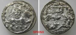 World Coins - 132KE3Y) Seljuqs of Rum. Kay Khosrau II Ghiyath al-Din. AH 634-644/AD 1237-1246. AR Dirham (22 mm, 2.89 g). KONYA mint. Dated AH 640 (AD 1242/3). Lion advancing right, three stars