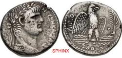 Ancient Coins - 414CHG22P) SELEUCIS and PIERIA, Antioch. Nero. AD 54-68. AR Tetradrachm (26mm, 14.63 g, 12h). Dated RY 9 and year 111 of the Caesarean Era (AD 62/3). Laureate bust right, wearing