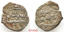 World Coins - 451EC5F) FATIMID, AL-HAKIM BI AMR ELLAH, 386-411 AH / 996--1021 AD, AR or Billon Fractional " QUARTER "Dirham ??, 0.68 grms, 14 mm, 2-lines text both sides, North African style, VF