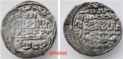 Ancient Coins - 64RM22) ILKHANID MONGOLS, GHAZAN MAHMUD, 694-703 AH / 1295-1304 AD, POST-REFORM COINAGE, SECOND PHASE, AR ONE DIRHAM, 2.19 GRMS, 20.5  MM, MINTED AT ASTARABAD IN 700 AH, REV. TRILI