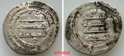 World Coins - 592RL6Z)  ABBASSID, AL-MUKTAFI, 289-295 AH / 902-908 AD, AR DIRHAM, 3.29 GM, 24 MM, STRUCK AT MADINAT AL SALAM IN 295 AH, ALBUM TYPE # 244.1 (NO ADDITIONAL NAMES) LAVOIX # 1103 VF