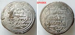 Ancient Coins - 200LG0) ILKHANID MONGOLS , ABU-SAID, 716-736 AH/ 1316-1335 AD, AR 6-DIRHAM, 10.8 GRMS, 25 MM, TYPE C, MIHRAB TYPE, STRUCK AT KAZIRUN/ ABU ISHAQ, 719 AH, TYPE OF ALBUM # 2199, IN VF