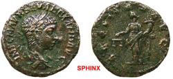 Ancient Coins - 956GL17) Severus Alexander, AD 222-235, AE FOURREE Denarius 3.31 grms, 18.5 mm,RIC 127, COH.9, VF BRONZE SHOWING THRU; SOLD AS IS NO RETURN