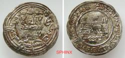 World Coins - 449RM5Z) Umayyad of Spain, ‘Abd al-Rahman III ibn Muhammad (Al-Nasir li-Din Allah) (300–350 AH / 912–961 AD), AR Dirham (23 mm, 2.62 g), struck at Al-Andalus (Cordoba) in 332 AH.