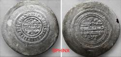 World Coins - 147FM22) SAMANID, MANSOUR I IBN NUH I, 350-365 AH / 961-976 AD, AR MULTIPLE DIRHAM, 42.5 MM, 10.19 GRMS, STRUCK AT ANDARABA, UNCERTAIN DATE TYPE OF ALBUM 1465 MAY HAVE BEEN STRUCK
