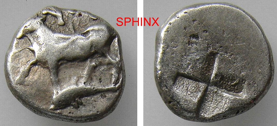 476HL5P) THRACE, Byzantion. Circa 387/6-340 BC. AR Half Siglos (12