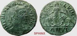 Ancient Coins - 461HE5) MOESIA SUPERIOR, Viminacium. Philip I. AD 244-249. Æ (29 mm, 19.32 g, 1h). Dated CY 6 (AD 245/6). Laureate, draped, and cuirassed bust right / Moesia standing facing, head