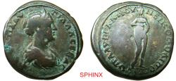 Ancient Coins - 457RL5Z) RARE MOESIA INFERIOR, Plautilla. Augusta, AD 202-205. AE 27.5 mm (12.03 g). L. Aurelius Gallus, consular legate. Diademed and draped bust right / Aphrodite