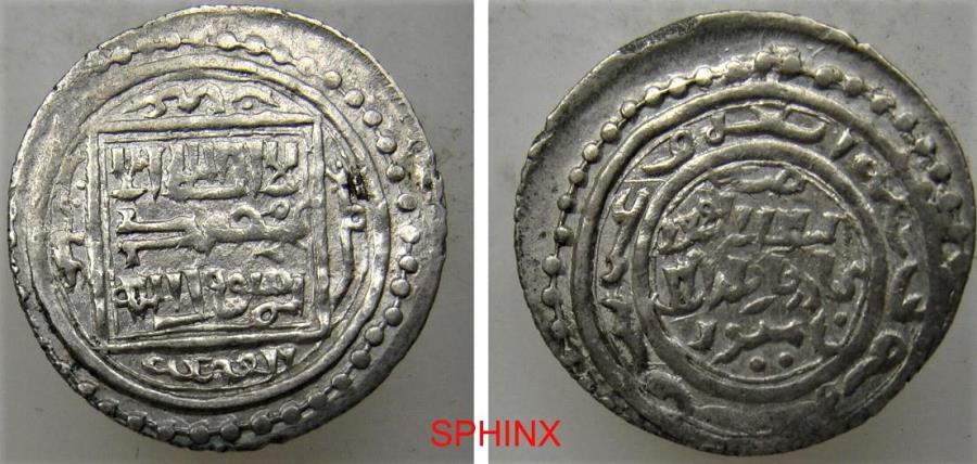 World Coins - 65EE22) MONGOL ILKHANIDS, ABU SAID, 716-736 AH / 1316-1335 AD, AR 1 DIRHAM ( 1.78 GRMS, 20 MM) TYPE F STRUCK AT SAMSUN IN 724 AH, TYPE OF ALBUM # 2211, IN VF COND. SCARCE.