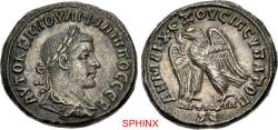 Ancient Coins - 317MH4Z) SELEUCIS and PIERIA, Antioch. Philip II. AD 247-249. BI Tetradrachm (26mm, 12.41 g, 1h). Struck AD 248. Laureate, draped, and cuirassed bust right, seen from behind / Eagl