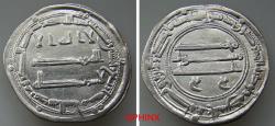 World Coins - 362RR6Z) ABBASID CALIPHATE, FIRST PERIOD : AL-MANSOUR, 136-158 AH / 754-775 AD, AR DIRHAM, 2.82 GRMS, 26 MM STRUCK AT THE MINT OF MADINAT AL-SALAM IN THE YEAR 154 AH XF WELL STRUCK