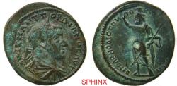 Ancient Coins - 436RL5Z) MOESIA INFERIOR, Nicopolis ad Istrum. Gordian III. AD 238-244. AE 29 mm (11.47 g). Radiate, draped and cuirassed bust right / VP CAB MODECT-OV NIKOPOLEITWN PROC IC,Sarapis