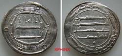 World Coins - 562RF4W) ABBASID CALIPHATE, FIRST PERIOD : AL-MAHDI, 158-169 AH / 775-785 AD, AR DIRHAM STRUCK AT THE MINT OF MADINAT AL-SALAM (PRESENT DAY BAGHDAD) IN THE YEAR 160 AH,  XF