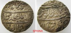World Coins - 631EE22) BANGASH NAWABS, Amin Al-Dawla, 1210-1217 AH / 1796-1802 AD, AR RUPEE (11.15 gr, 26.5 mm) in the name of Shah Allam II, Ahmadnagar- FARRUKHABAD mint dated 1206 / 31 , VF