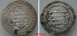World Coins - 568RL6Z) THE ABBASID CALIPHATE, THIRD PERIOD, AL-MUQTADIR, 295-320 AH / 908-932 AD, AR DIRHAM, 26.5 MM, 2.94 GRMS, STRUCK AT THE MINT OF MADINAT AL-SALAM IN THE YEAR 301 AH; ALBUM