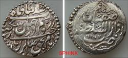 Ancient Coins - 303EH22) Post-Mongols. Zands. Muhammad Karim Khan. AH 1164-1193 / AD 1751-1779. AR ABBASI (22.5 mm, 4.56 grms). Type C. ISFAHAN mint. Dated AH 1177, Album 2800; KM 522.4, Good VF/
