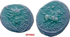 Ancient Coins - 407FFAK19) BITHYNIA Nicomedia Trebonianus Gallus AD 251-253. Bronze (AE; 21-25mm; 5.22g; 2h) [ ] Γ BI TEP ΓAΛΛOC A[ ] Radiate, draped and cuirassed bust of Trebonianus Gallus to ri