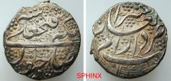 World Coins - 361RM5J) Qajars. Fath 'Ali Shah. As Shah, AH 1212-1250 / AD 1797-1834. AR 1/2 Qiran (17.5 mm, 3.35 g). Type E. Shiraz mint. Dated AH 1245 (AD 1829). Album 2895 (RARE); EF, irridisc