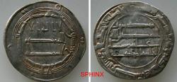 World Coins - 561RF4W) ABBASID CALIPHATE, FIRST PERIOD : AL-MAHDI, 158-169 AH / 775-785 AD, AR DIRHAM STRUCK AT THE MINT OF MADINAT AL-SALAM (PRESENT DAY BAGHDAD) IN THE YEAR 159 AH, XF