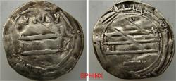 World Coins - 59EK22) THE ABBASID CALIPHATE, FIRST PERIOD : AL-MAHDI, 158-169 AH / 775-785 AD, AR DIRHAM STRUCK AT THE MINT OF IFRIQIYA (NORTH AFRICA) IN THE YEAR 169 AH, YAZID IN THE LOWER REVE