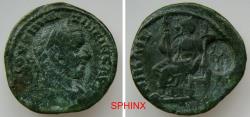 Ancient Coins - 951RK4P) Unidentified/ Unattributed;  Roman Provincial Bronze AE 25 mm, 7.92 Grms, Countermark on right reverse field; VF.